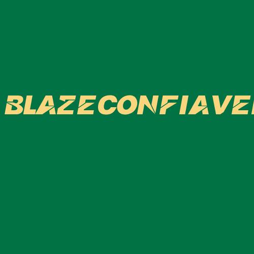 Logo da BLAZECONFIAVEL