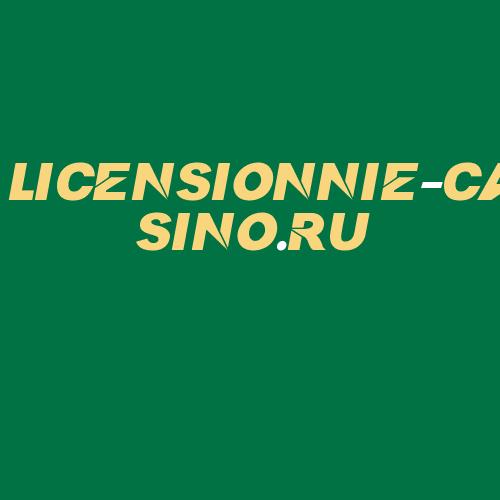 Logo da LICENSIONNIE-CASINO.RU