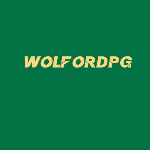 Logo da WOLFORDPG